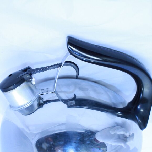 Revere Ware 1801 2QT Stainless Whistling Teapot Copper Bottom Kettle - Picture 8 of 10